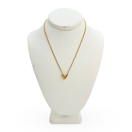 LOUIS VUITTON: Essential V Necklace