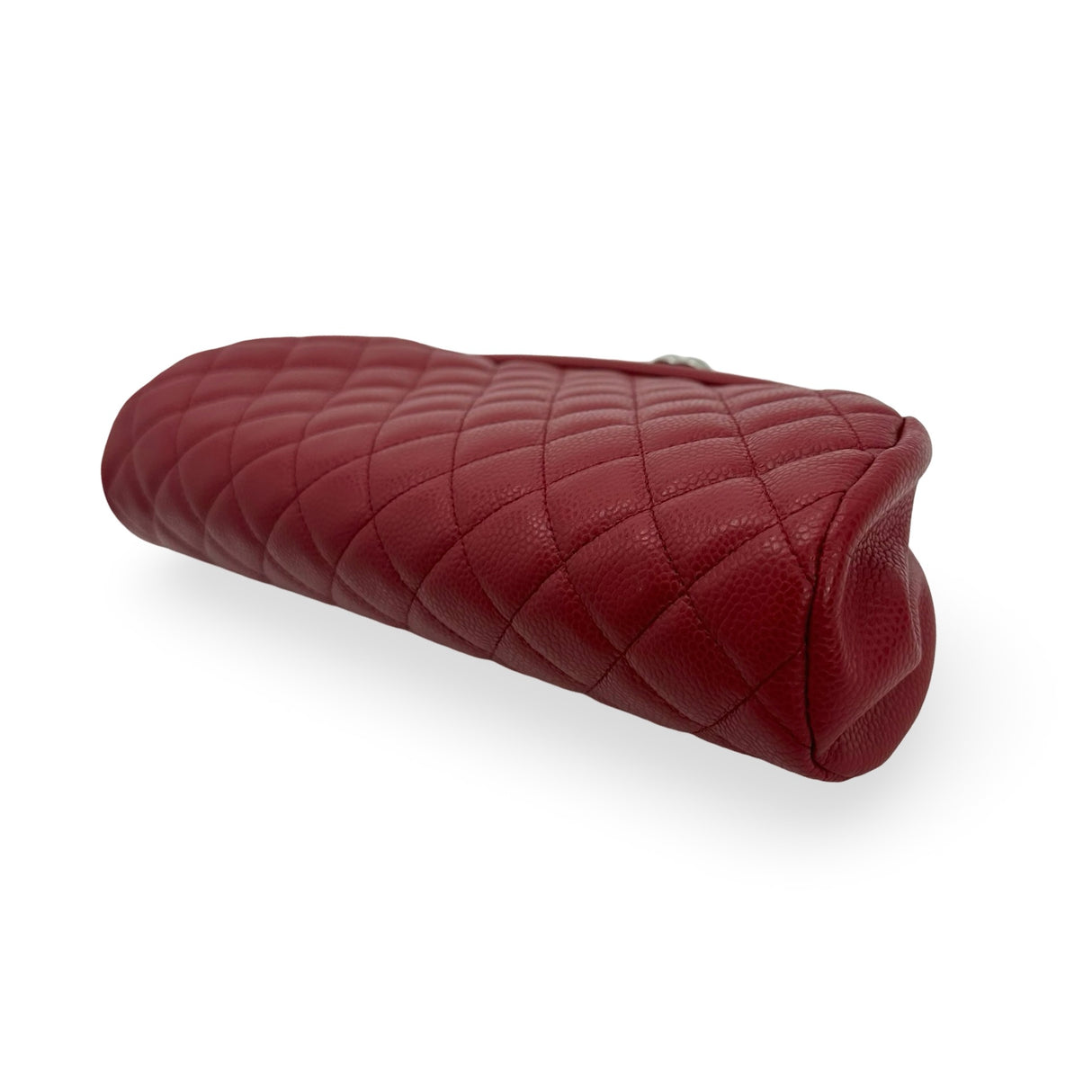 CHANEL: Quilted Caviar Timeless CC Clutch