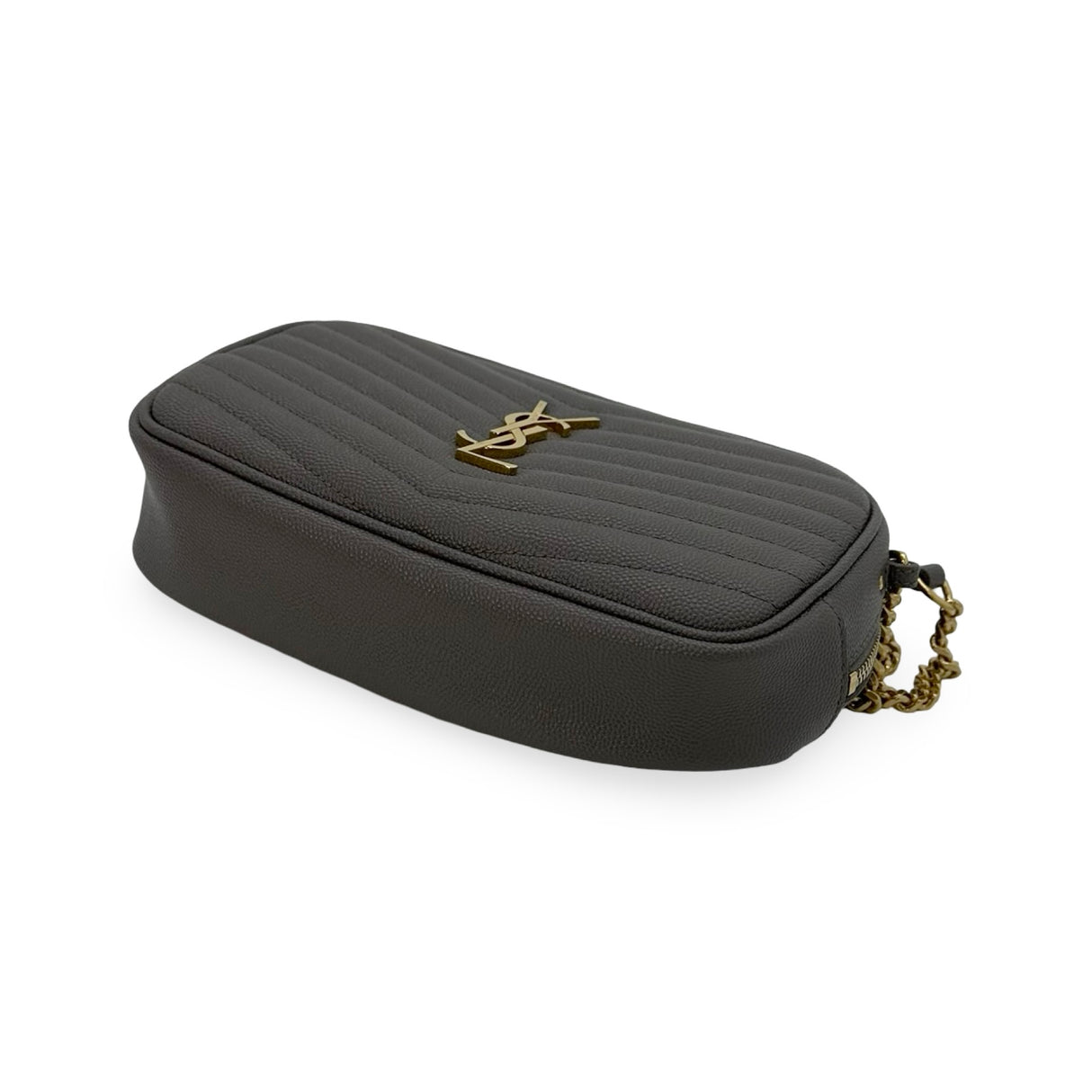 SAINT LAURENT: Grain de Poudre Mini Lou Camera Bag