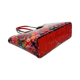 Patent Discolaser Spiked Cabata Tote