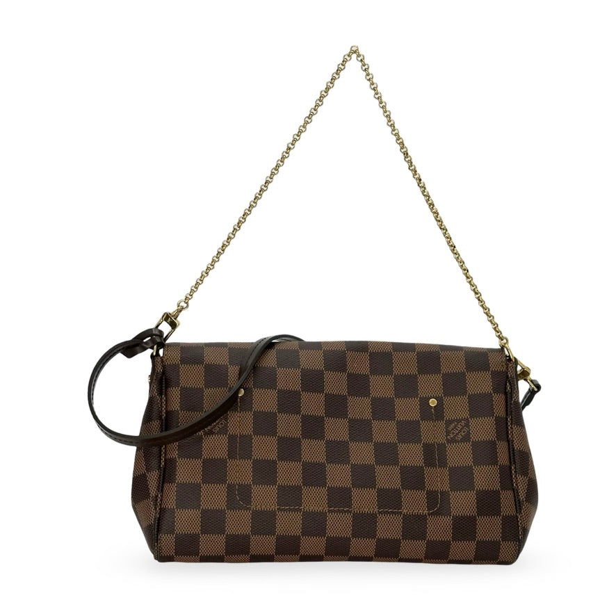 LOUIS VUITTON: Damier Ebene Favorite MM