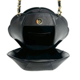 CHANEL: Leather Camellia Flower Bag