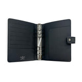 LOUIS VUITTON: Damier Graphite Medium Ring Agenda Cover