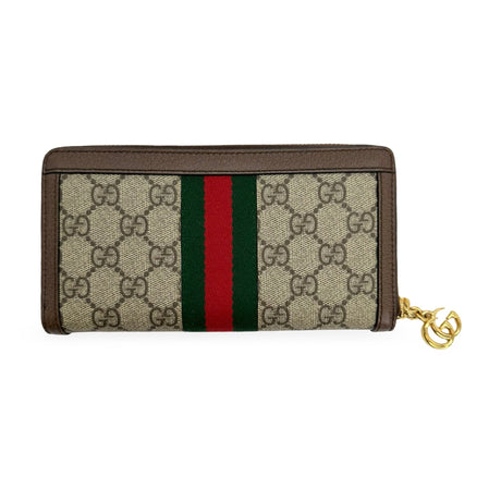 GUCCI: GG Supreme Ophidia Zip Around Long Wallet