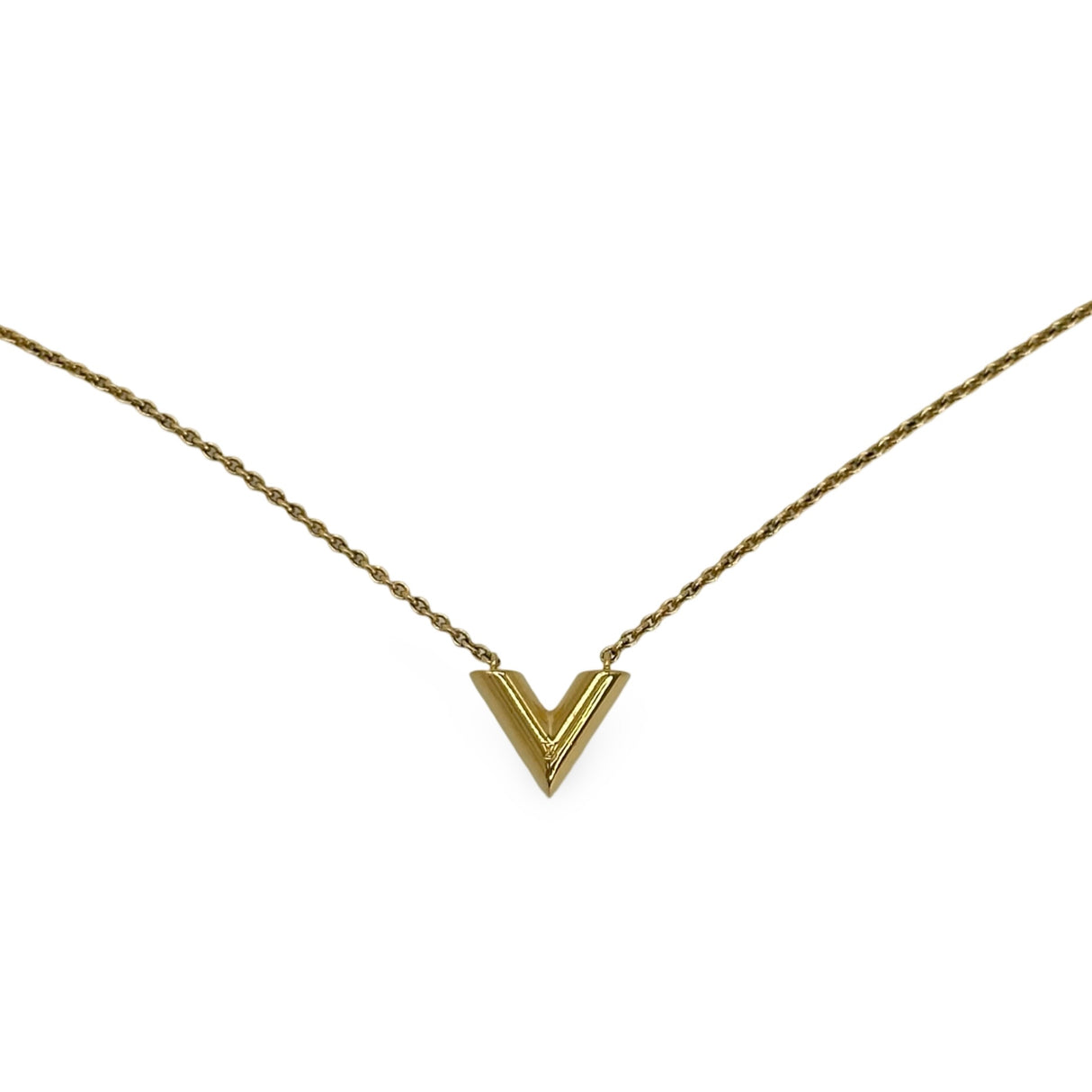 LOUIS VUITTON: Essential V Necklace