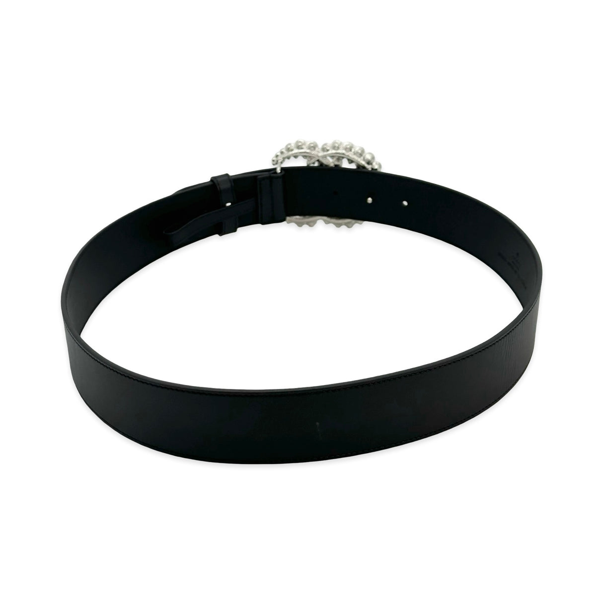 Calfskin Crystal GG Marmont Belt