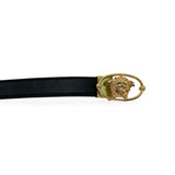 VERSACE: Leather Medusa Belt
