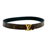 LOUIS VUITTON: Monogram Reversible LV Initiales Belt
