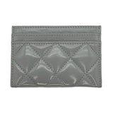 Quilted Patent Leather Classic Card Holder