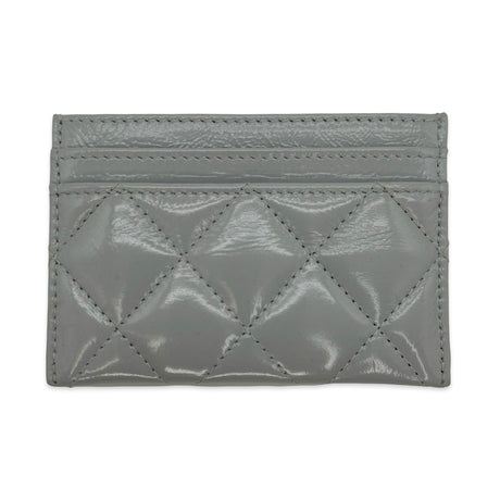 Quilted Patent Leather Classic Card Holder