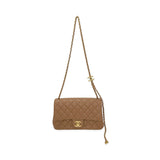 Quilted Lambskin CC Crush Small Single Flap Bag