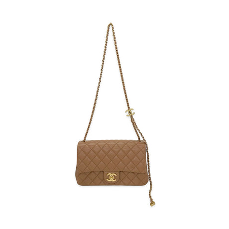 Quilted Lambskin CC Crush Small Single Flap Bag
