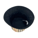 BURBERRY: Icon Stripe Bucket Hat