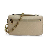 LOUIS VUITTON: Monogram Empreinte Pochette Metis East West