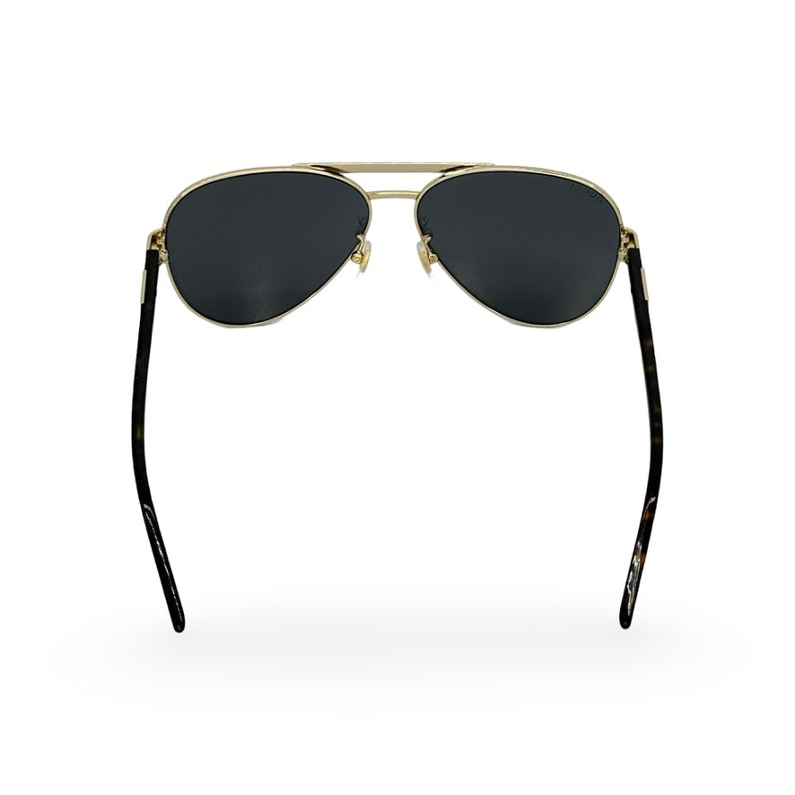 GUCCI: Tortoiseshell Aviator Sunglasses