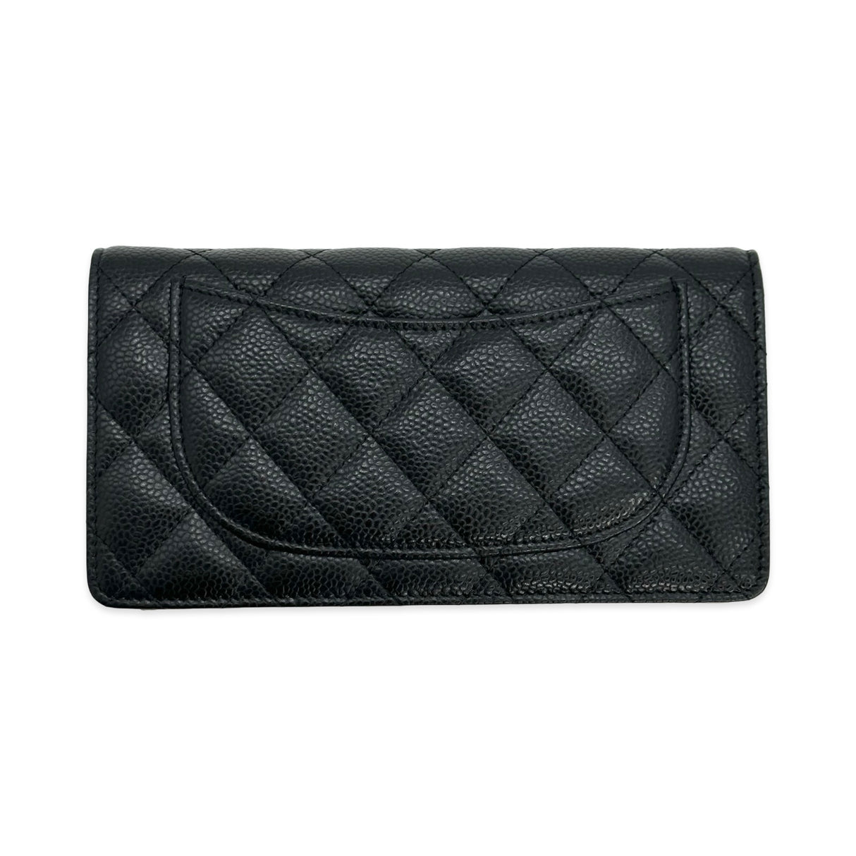 Quilted Caviar Yen Wallet