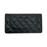 Quilted Caviar Yen Wallet
