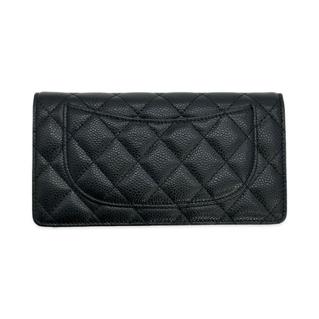 Quilted Caviar Yen Wallet