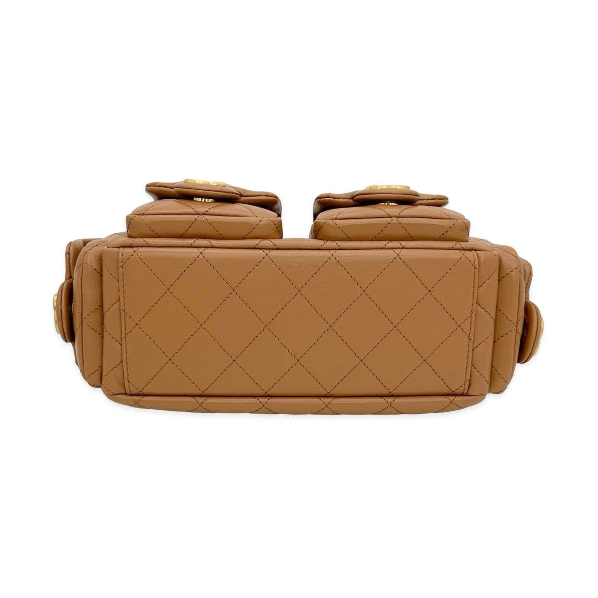 CHANEL: Quilted Lambskin Trendy Pocket Hobo Bag