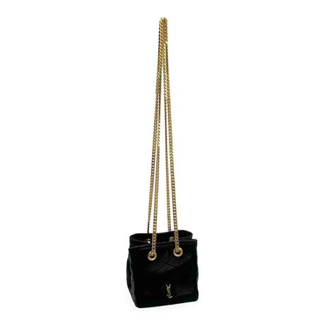 SAINT LAURENT: Quilted Lambskin Baby Bucket Bag