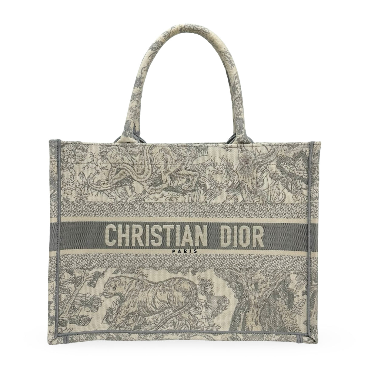 CHRISTIAN DIOR: Toile de Jouy Sauvage Medium Book Tote
