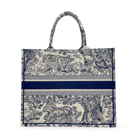 CHRISTIAN DIOR: Toile de Jouy Large Book Tote