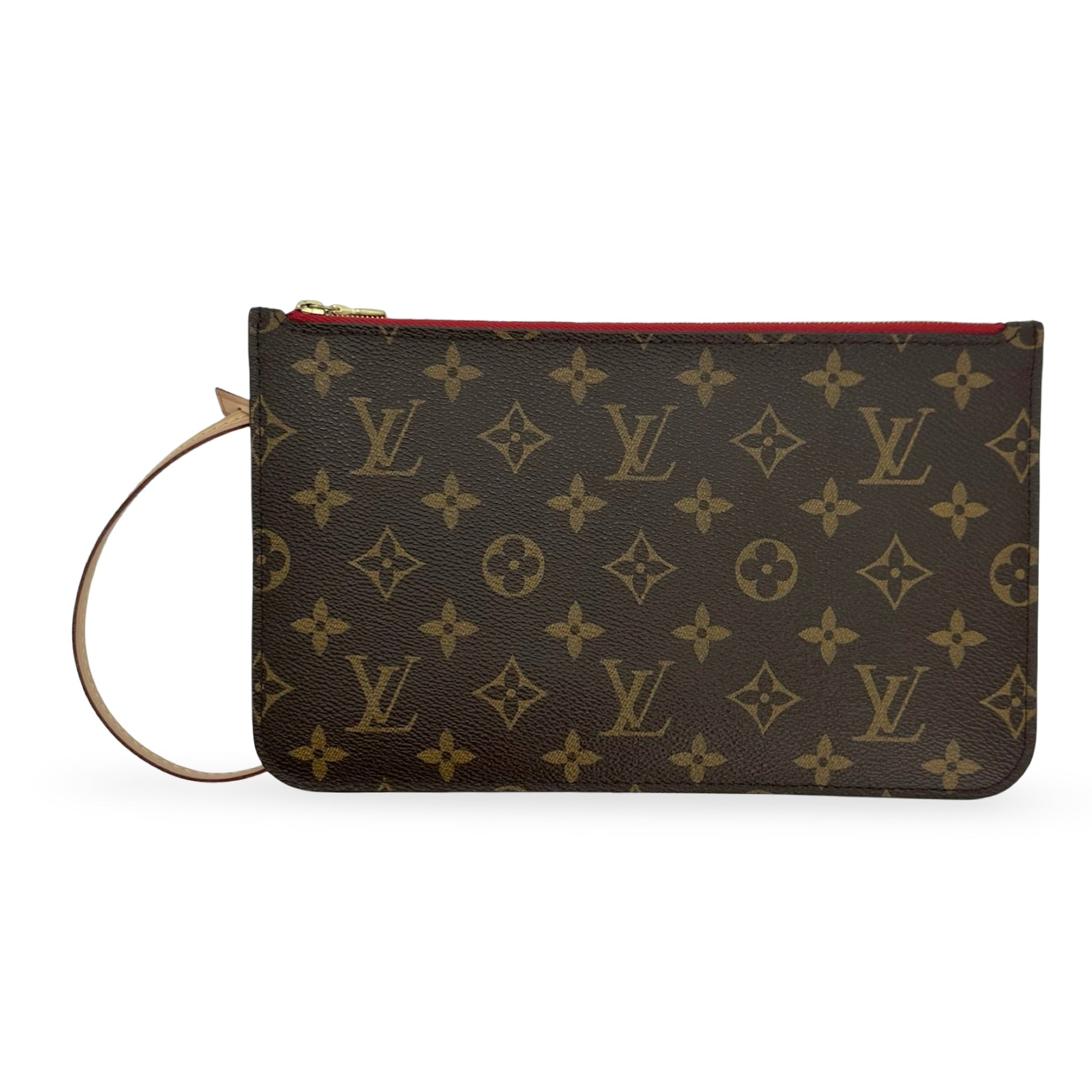 LOUIS VUITTON: Monogram Neverfull Pochette – Luv Luxe Scottsdale