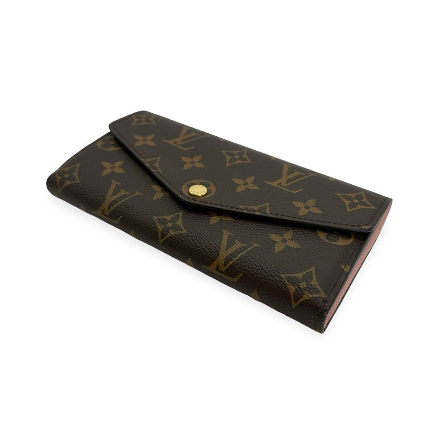 LOUIS VUITTON: Monogram Sarah Wallet