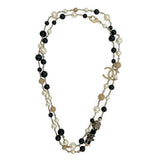 CHANEL: 100th Anniversary CC Enamel Beaded Long Necklace