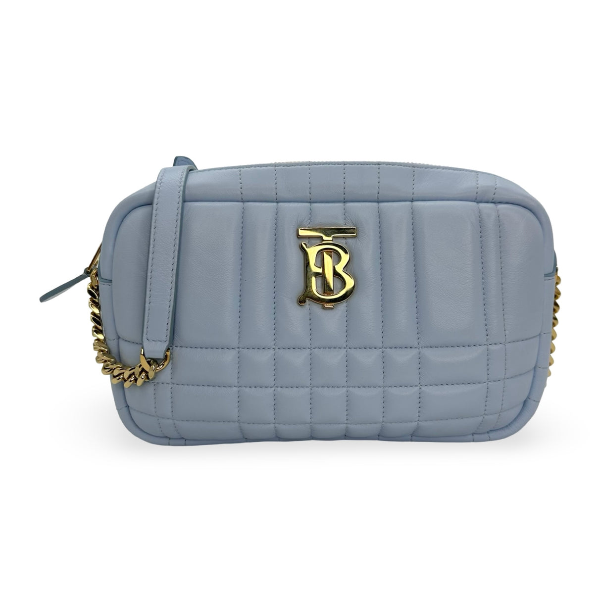 BURBERRY: Quilted Leather Small Lola Crossbody