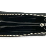 CHANEL: Quilted Caviar Medium Zip Around Wallet