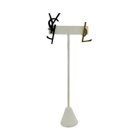 SAINT LAURENT: Monogram Clip-On Earrings