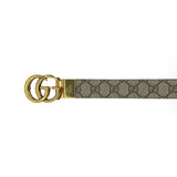 GUCCI: GG Supreme Double G Reversible Belt