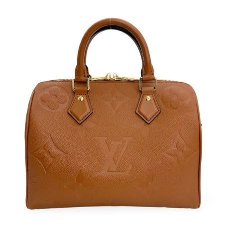 LOUIS VUITTON: Monogram Empreinte Speedy Bandouliere 25