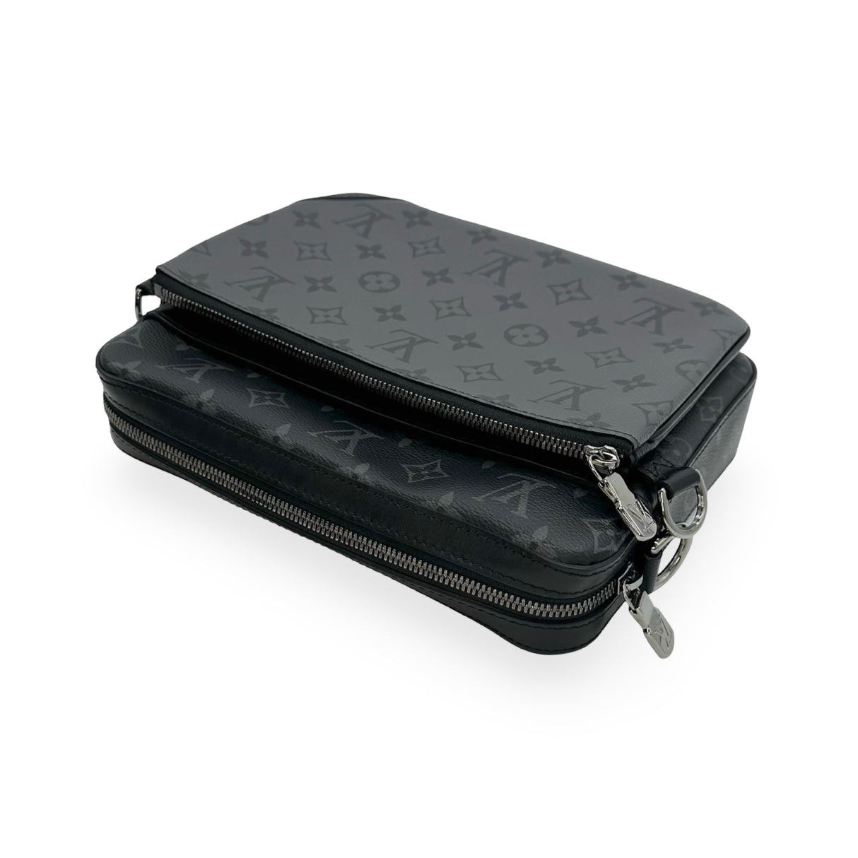 LOUIS VUITTON: Monogram Eclipse Trio Messenger Bag