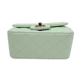 CHANEL: Quilted Lambskin Mini Classic Square Flap Bag