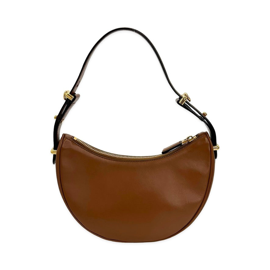 Calfskin Small Arque Shoulder Bag