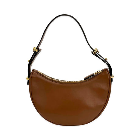 Calfskin Small Arque Shoulder Bag