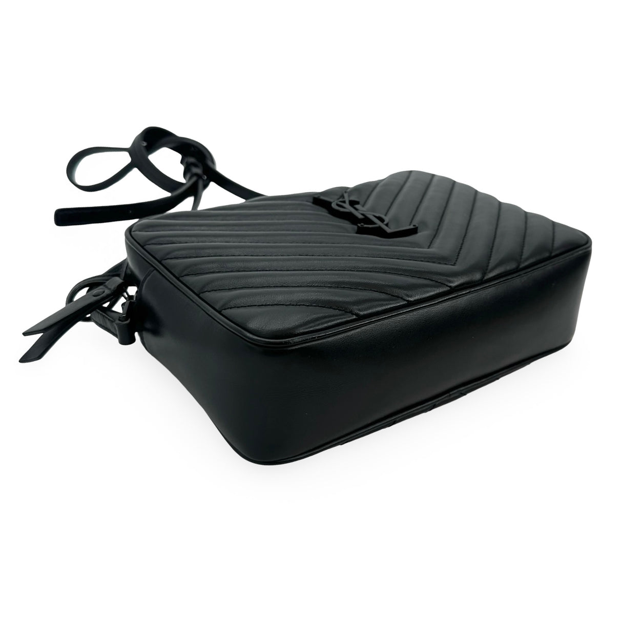 SAINT LAURENT: Quilted Leather Lou Camera Bag
