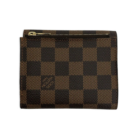LOUIS VUITTON: Damier Ebene Elise Wallet