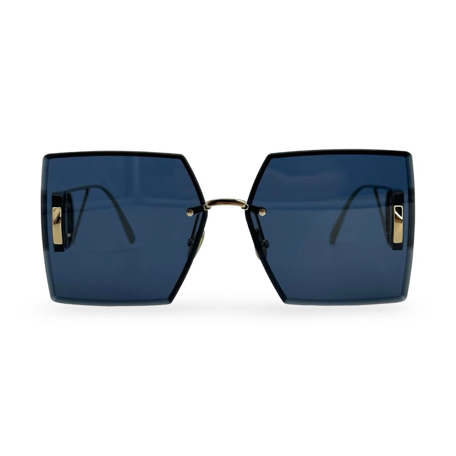 CHRISTIAN DIOR: 30 Montaigne Oversize Square Sunglasses
