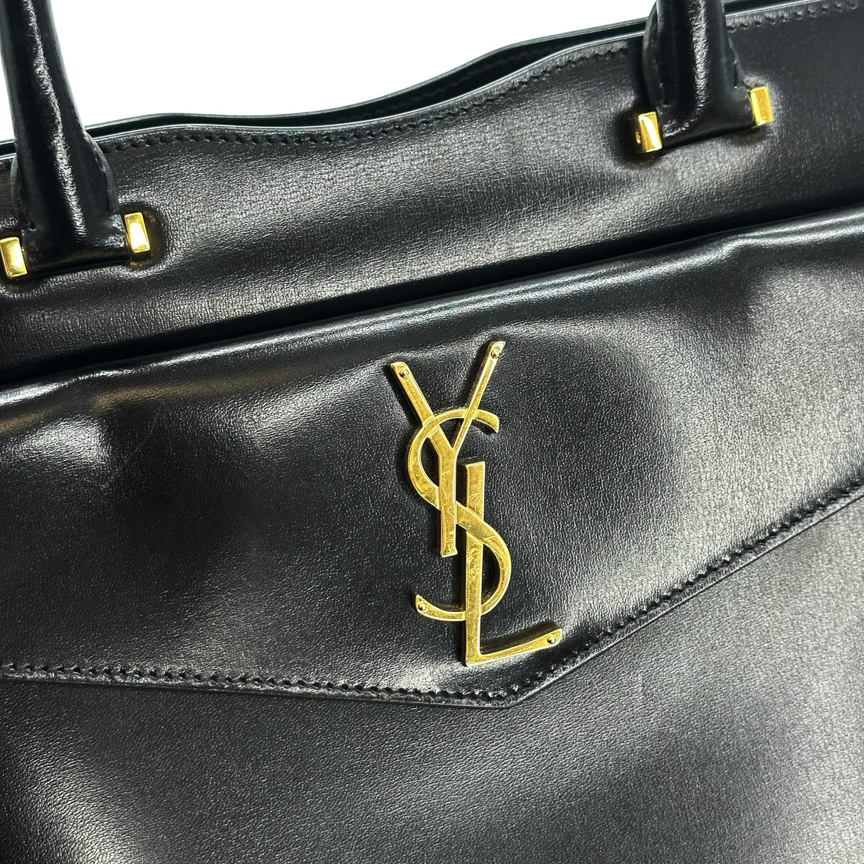 SAINT LAURENT: Leather Medium Uptown Tote