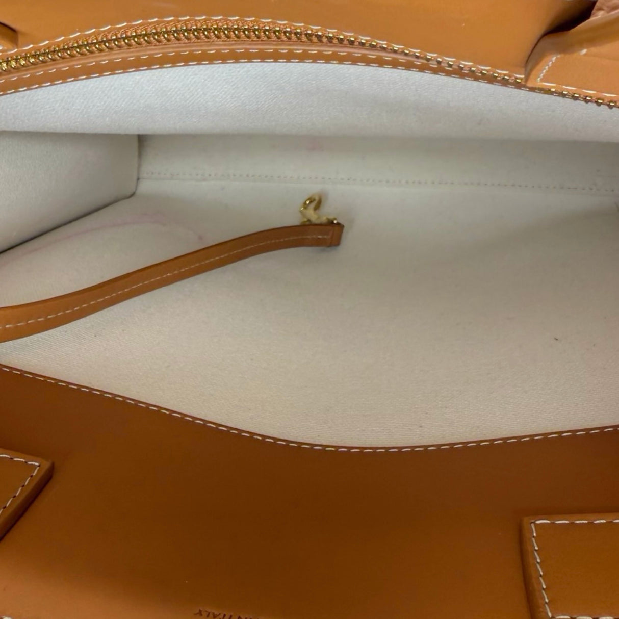 Woven Canvas Vertical Cabas Tote