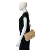 CHANEL: Quilted Caviar Medium Classic Double Flap