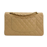 CHANEL: Quilted Caviar Medium Classic Double Flap
