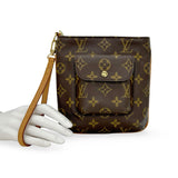 LOUIS VUITTON: Monogram Partition Wristlet