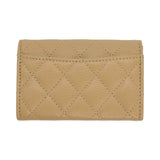 Quilted Caviar Classic Flap Card Holder