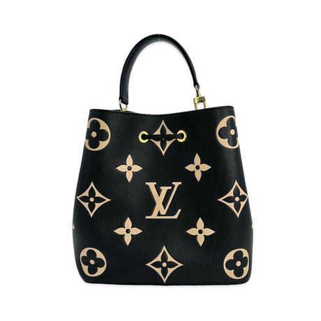 LOUIS VUITTON: Monogram Empreinte Bicolor NeoNoe MM