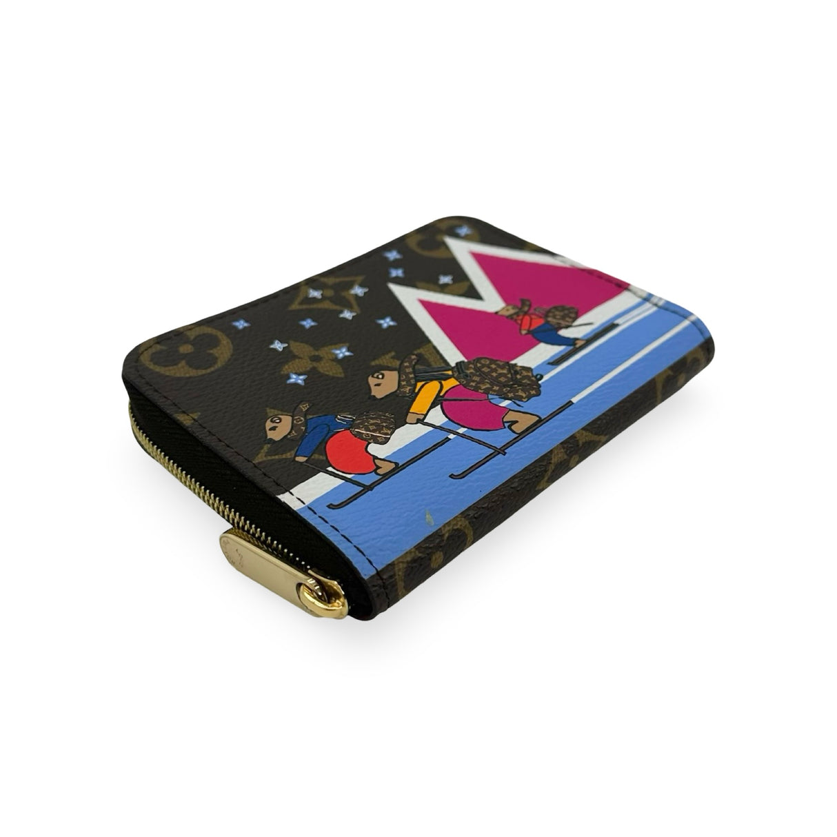 LOUIS VUITTON: Monogram Animation Zippy Coin Purse