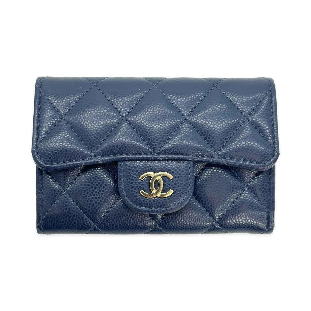 Quilted Caviar Classic CC Card Holder